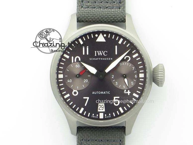 MIROTIME 0428 SunProtective Big Pilot Real PR IW500910 “Patrouille Suisse” ZF 1:1 Best Edition On Gray Nylon Strap 7278